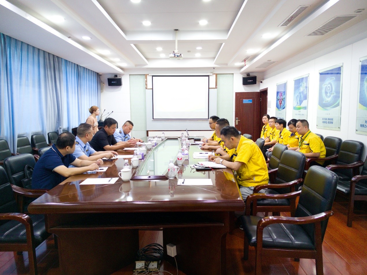 株洲市市场监督局党组书记、局长谢志军到株洲新奥燃气开展节前检查工作